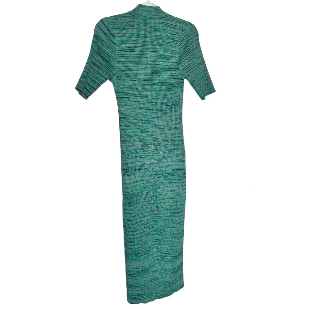 Derek Lam 10 Crosby Wo Cianna Rib-Knit Space Dyed Dress